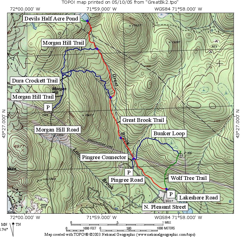 Great Brook Map